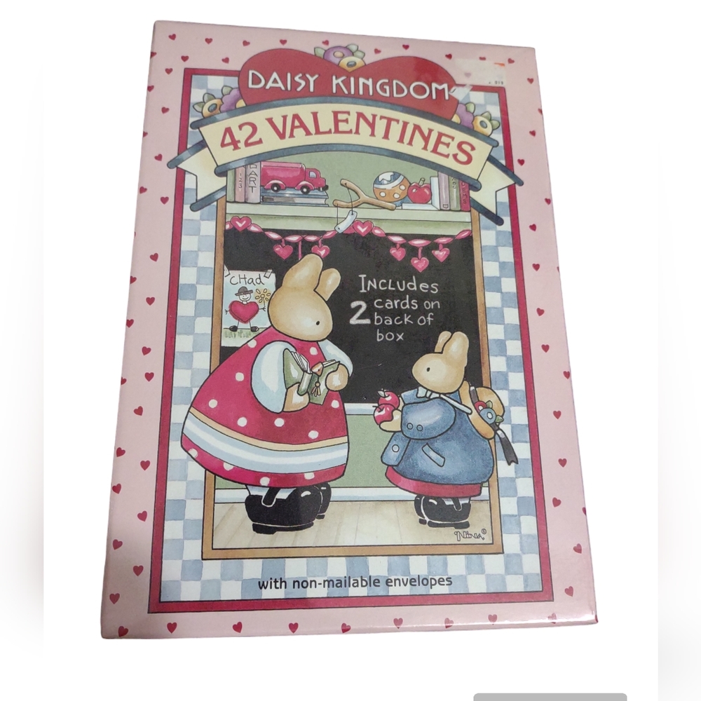 🆕 Vintage paper magic group Daisy Kingdom 42 Valentine's Day‎ cards